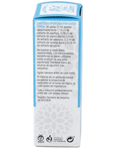 Mixtract 2 Erbacalm 50Ml. Bio de Santiveri