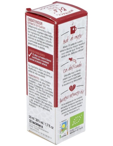 Mixtract 8 Erbatensor 50Ml. Bio de Santiveri