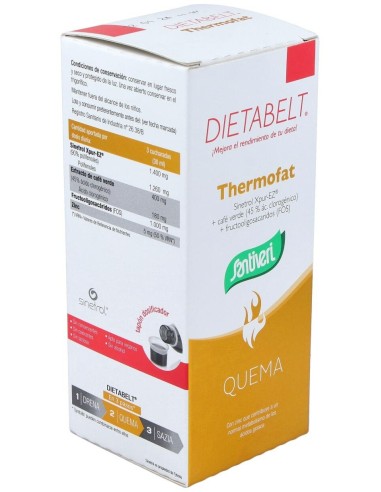 Dietabelt Quema Thermofat 240Ml. de Santiveri
