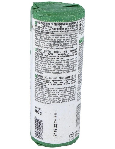 Galletas Sarraceno 200Gr. Bio de Santiveri