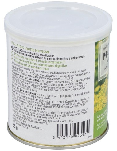 Sanaflor Mast-Lax Gases Anis-Hinojo 65Gr. de Santiveri