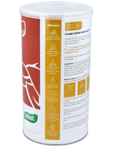 Dynamic Proteina Vegetal Vainilla 455Gr. de Santiveri
