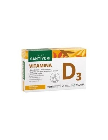Vitamina D3 60Comp. de Santiveri