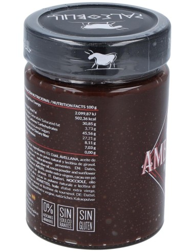 Ambrosia Crema De Cacao 300Gr. de Paleobull