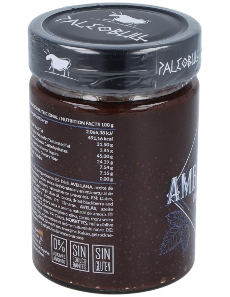 Ambrosia Crema De Mora 300Gr. de Paleobull