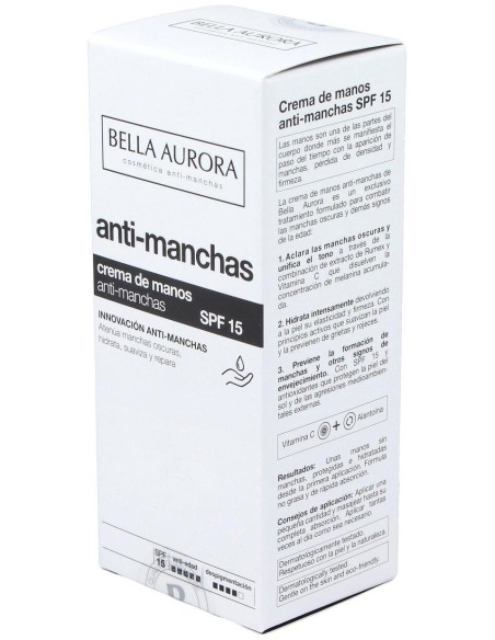 Crema De Manos Tratamiento Antimanchas 75Ml. de Bella Aurora