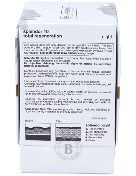 Splendor 10 Noche Crema 50Ml. de Bella Aurora