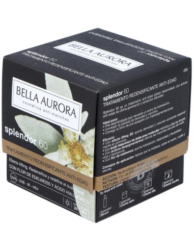 Splendor +60 Dia Crema Redensificante 50Ml. de Bella Aurora