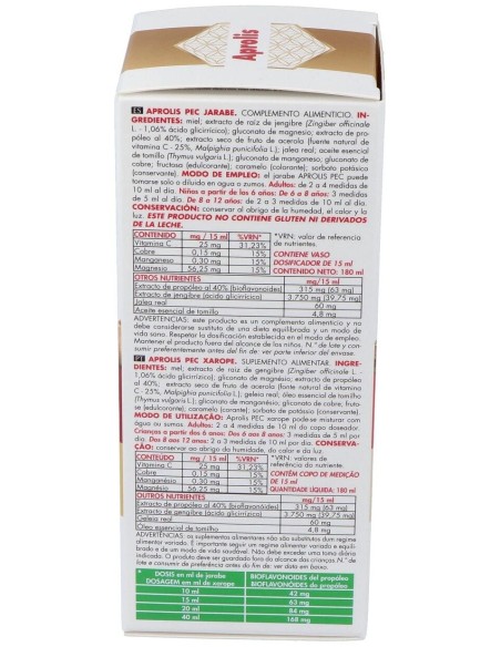 Aprolis Pec Pectoral Jarabe 180Ml. de Aprolis