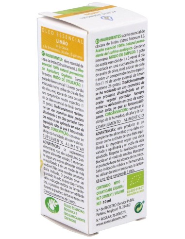 Limon Aceite Esencial Bio 10Ml. de Esential Aroms