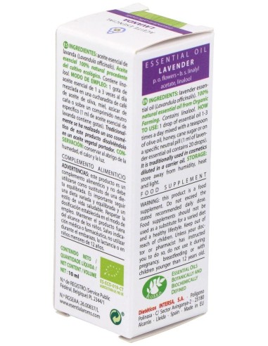 Lavanda Aceite Esencial 10Ml. Bio de Esential Aroms