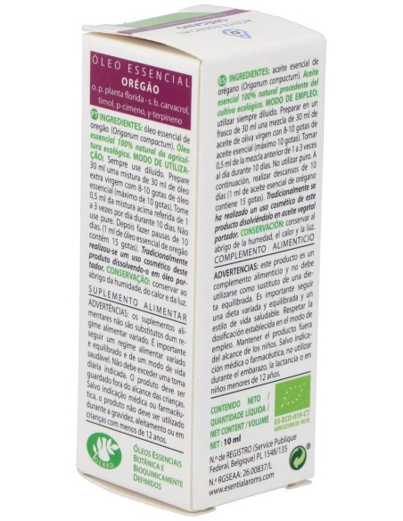 Oregano Aceite Esencial Bio 10Ml. de Esential Aroms