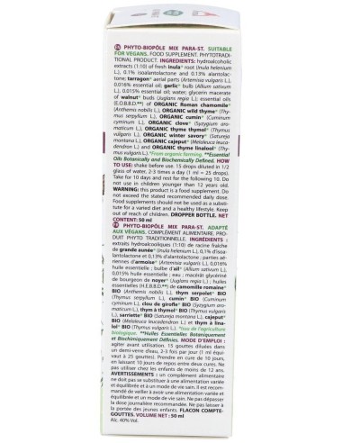 Phyto-Bipole Mix-Para-St (Intestinal) 50Ml. de Phytobiopole