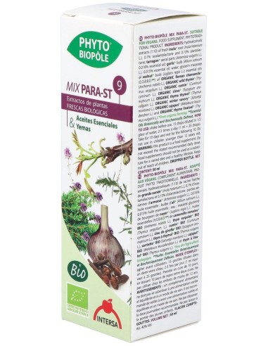 Phytobiopole Mix 9 Para-St 50Ml Bio de Intersa