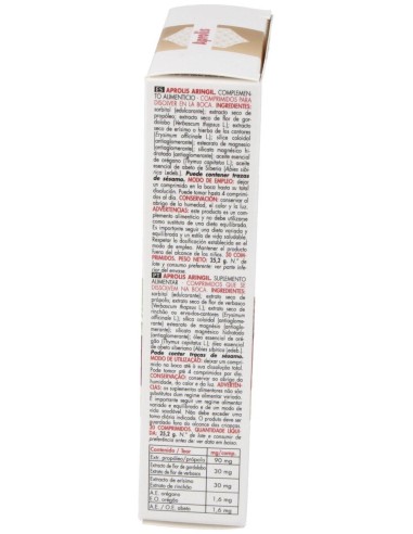 Aringil (Faringil) (Faringitis,Afonia,Tos) 30Comp. de Intersa