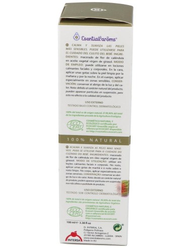 Extracto Lipidico Calendula Bio 100 Ml de Esential Aroms