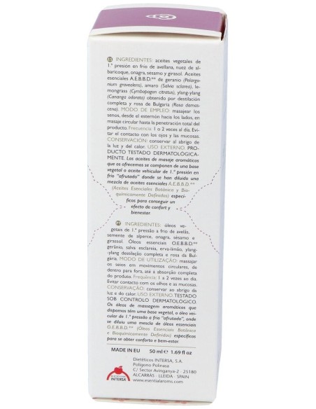 Senos Firmes 50 Ml de Esential Aroms