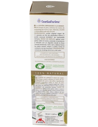 Locion Limpiadora  La Manzanilla 100Ml.Esentialaro de Esential Aroms