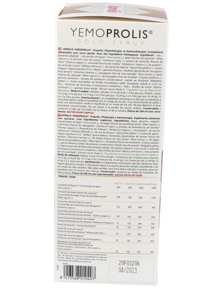 Aprolis Yemoprolis Gold Syrup 500Ml. de Aprolis
