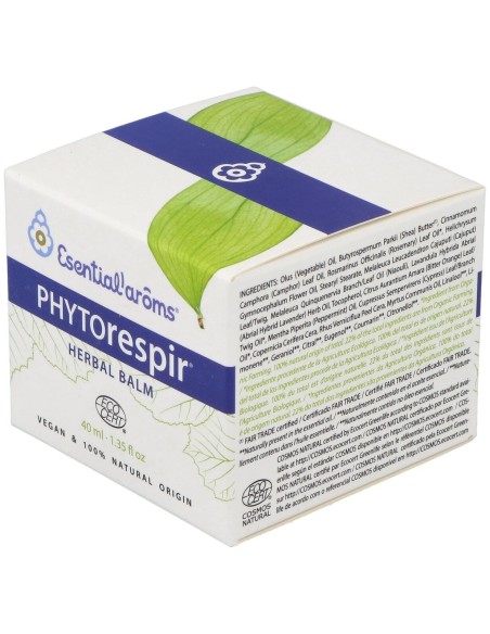 Phytorespir  Balsamo Herbal (Respir Balm) 40Ml. de Esential Aroms