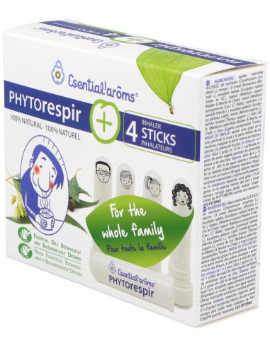 Phytorespir 30 Ml + 4 Sticks Inhaladores de Esential Aroms