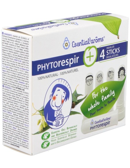Phytorespir 30 Ml + 4 Sticks Inhaladores de Esential Aroms