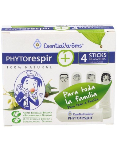Phytorespir 30 Ml + 4 Sticks Inhaladores de Esential Aroms