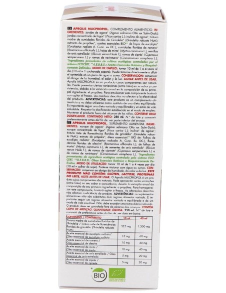 Aprolis Mucpropol 250Ml. de Aprolis