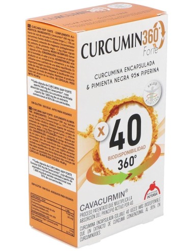 Curcumin 360º Forte 60 Capsulas de Intersa