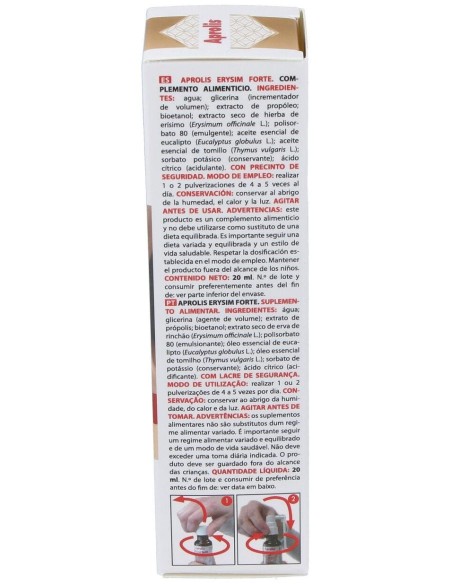 Erysim Forte (Spray Bucal) 20 Ml. de Intersa