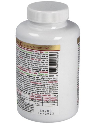Lecitina De Soja Con Flavonoides 1200Mg.90Perlas de Intersa
