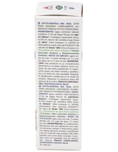 Phyto-Bipole Mix-Tens (Hipertens) 50Ml. de Phytobiopole