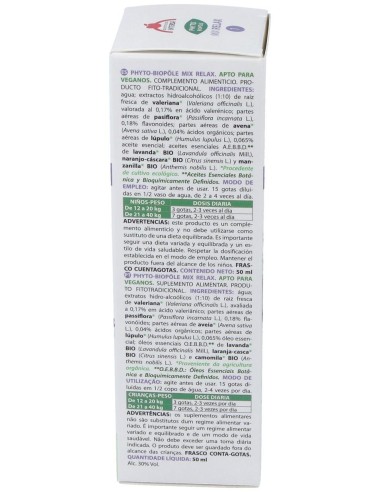 Phyto-Bipole Mix-Relax 50Ml. de Phytobiopole