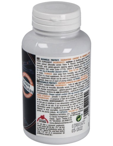 Boswelia Protect 500 Mg 45 Perlas de Intersa