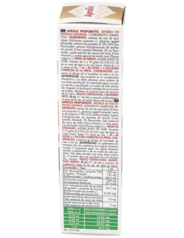 Aprolis Propobiotic 30 Ml de Intersa
