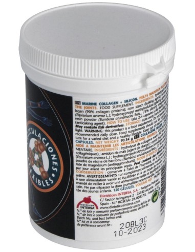 Colageno Marino+Silicio 120 Cap. de Intersa