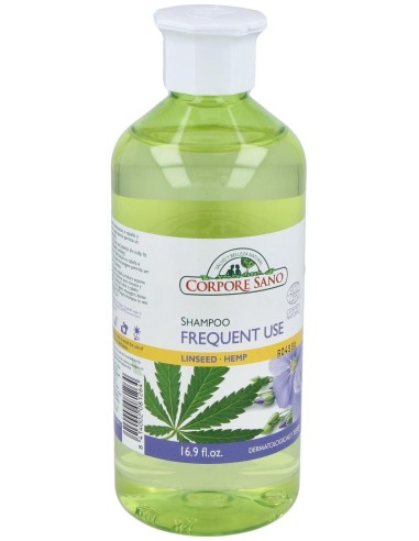 Champu Uso Frecuente Lino-Cañamo 500Ml. Ecocert de Corpore Sano