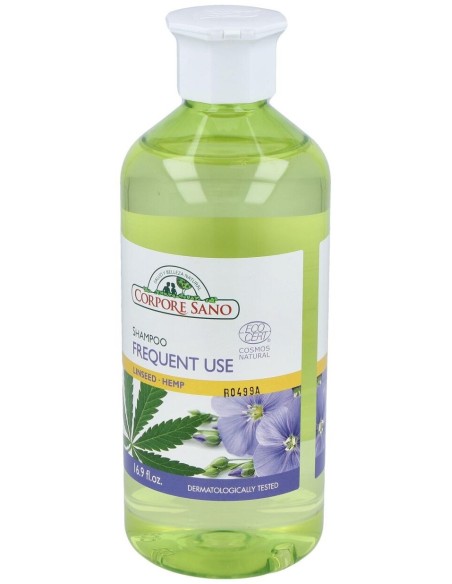 Champu Uso Frecuente Lino-Cañamo 500Ml. Ecocert de Corpore Sano
