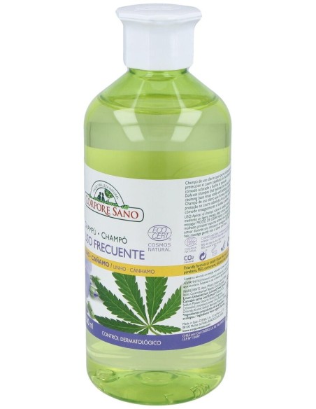 Champu Uso Frecuente Lino-Cañamo 500Ml. Ecocert de Corpore Sano
