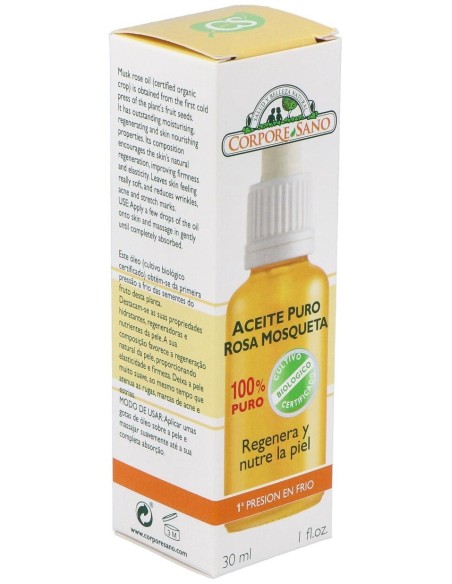 Aceite De Rosa Mosqueta Bio 100% Puro 30Ml. de Corpore Sano