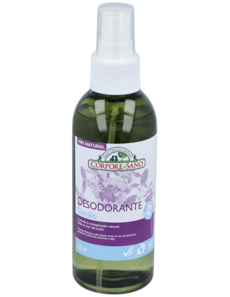 Desodorante Tomillo-Salvia 150Ml. de Corpore Sano