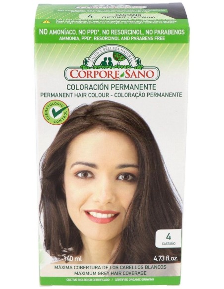 Tinte Castaño (4) 140Ml. de Corpore Sano