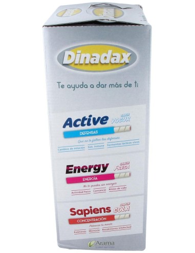 Dinadax Active (Yogur) Expositor 60Barritas de Pharmadiet