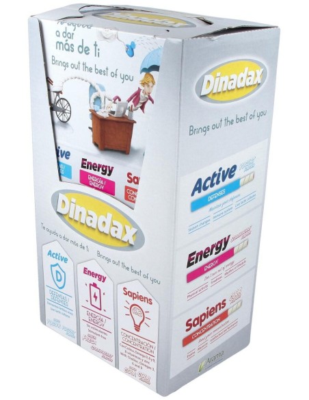 Dinadax Active (Yogur) Expositor 60Barritas de Pharmadiet