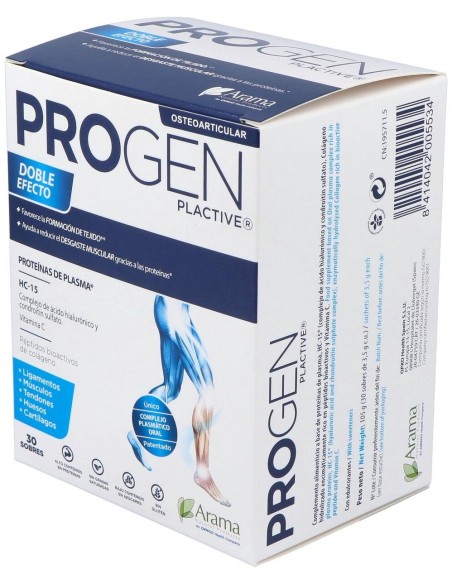 Progen Plactive 30Sbrs. de Pharmadiet