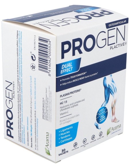 Progen Plactive 30Sbrs. de Pharmadiet