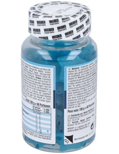 Weider Gummy Melatonina 60Gummies de Weider