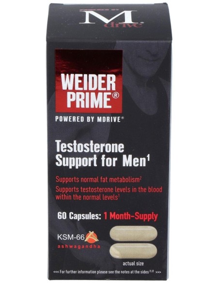 Weider Prime Testosterona Hombre 60Cap. de Weider