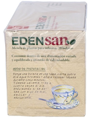 Edensan  Digestión 05  Envase 20 Filtros(20 Infusiones) de Edensan®