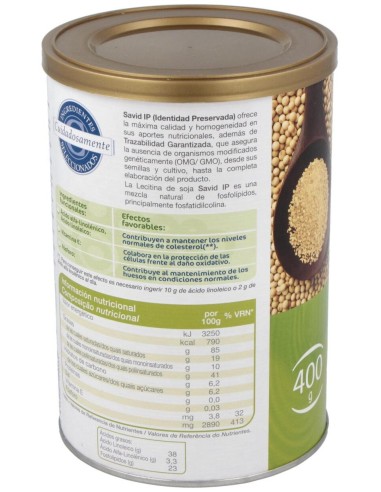 Lecitina De Soja 400 Gr  Envase 400 G(0) de Dielisa®
